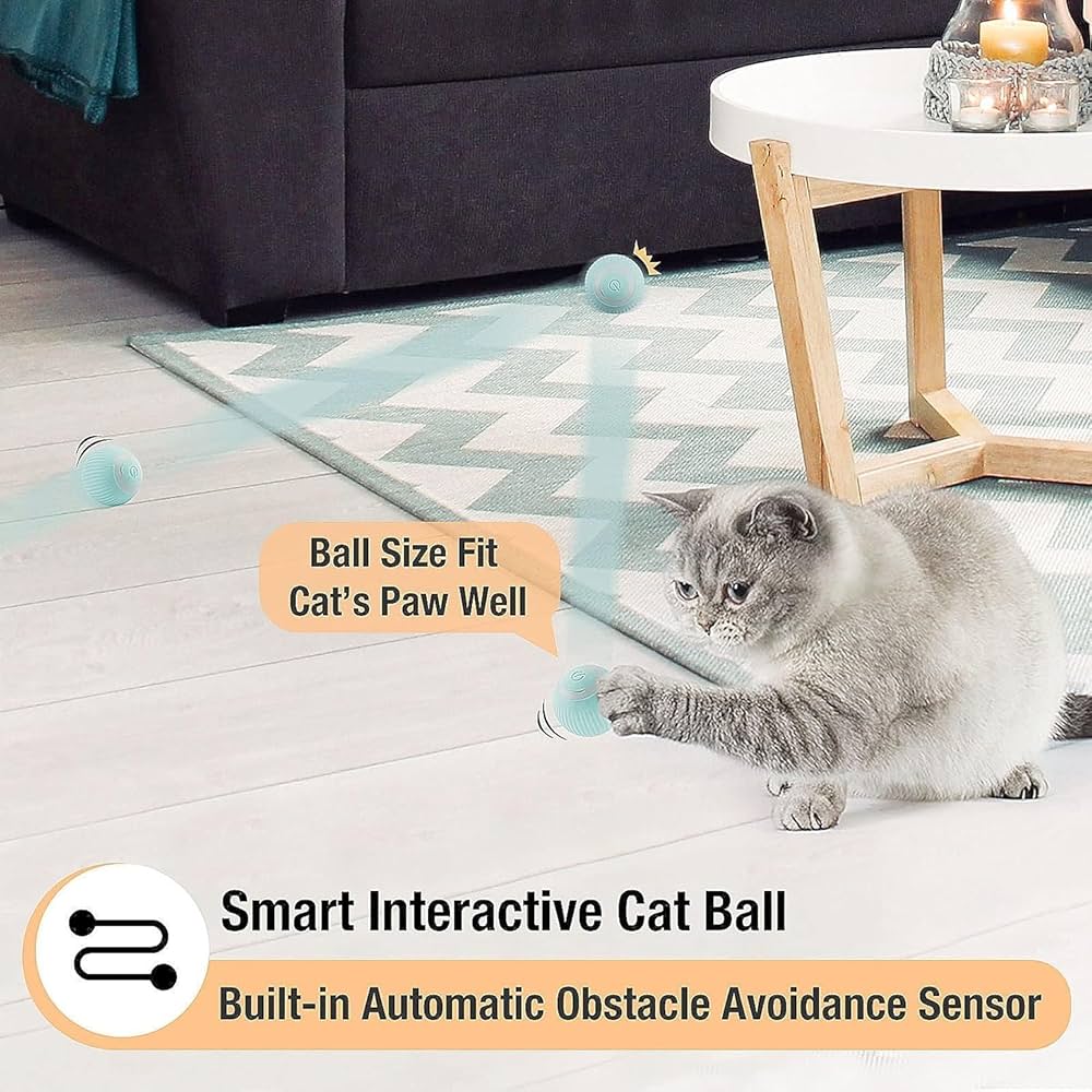 🐾 PurrSpin Ball – 360° Cat Fun!