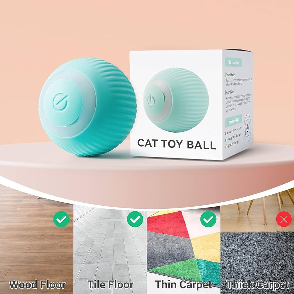 🐾 PurrSpin Ball – 360° Cat Fun!